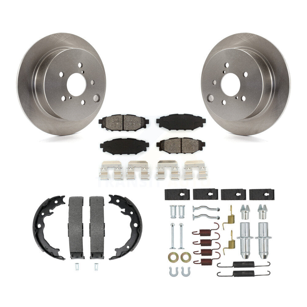 Transit Auto K8S-104853 Disc Brake Kit for 2012-2022 Subaru Crosstrek, Subaru Impreza, Subaru Forester & more - Rear product image