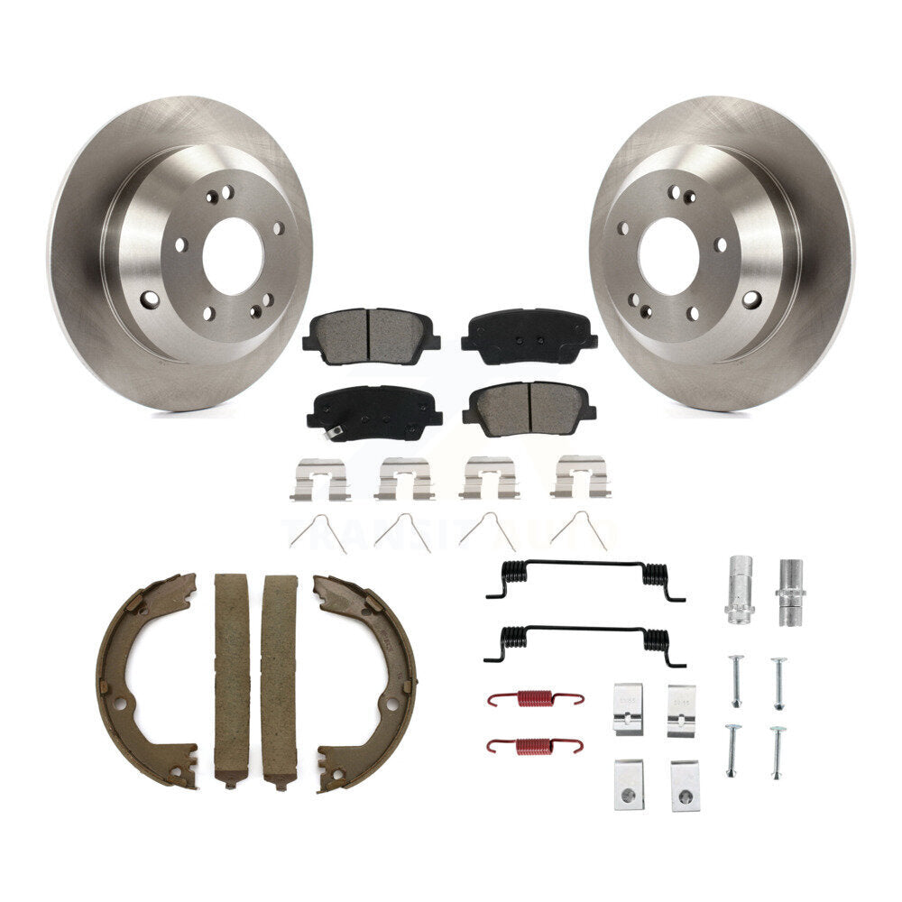 Transit Auto K8S-104867 Disc Brake Kit for 2017-2019 Hyundai Santa Fe XL, Hyundai Santa Fe, Hyundai Santa Fe Sport - Rear product image