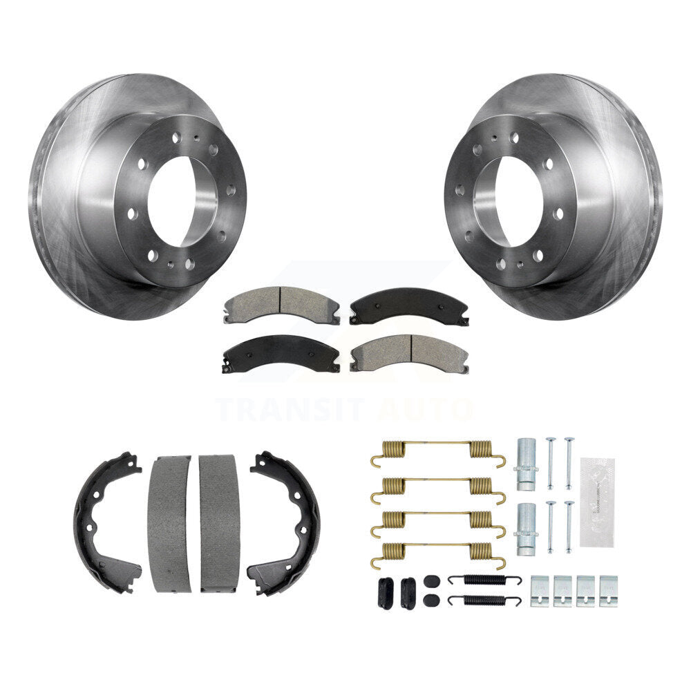 Transit Auto K8S-104873 Disc Brake Kit for 2013-2019 Chevrolet Silverado 2500 HD, GMC Sierra 2500 HD - Rear product image