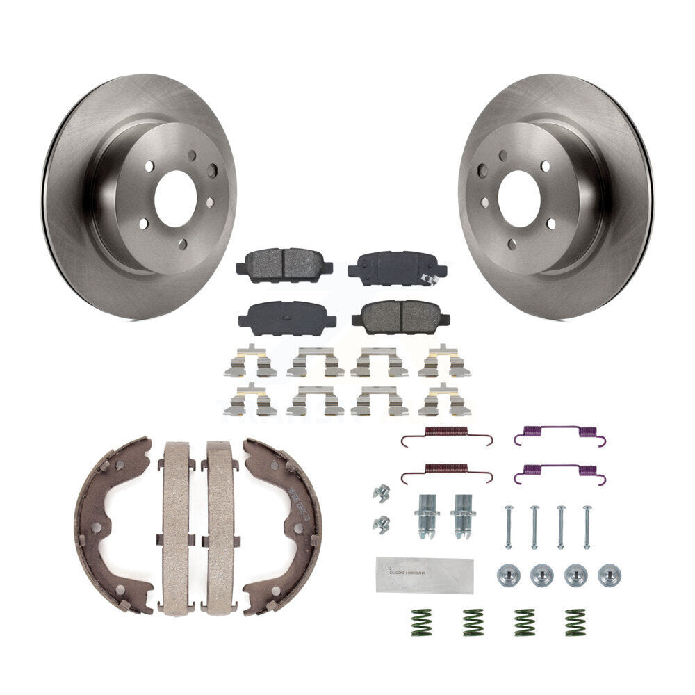 Transit Auto K8S-104883 Disc Brake Kit for 2005-2022 Nissan Maxima, INFINITI QX50, INFINITI EX37 & more - Rear product image