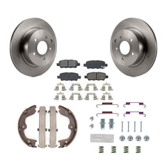 Transit Auto K8S-104883 Disc Brake Kit for 2005-2022 Nissan Maxima, INFINITI QX50, INFINITI EX37 & more - Rear product image