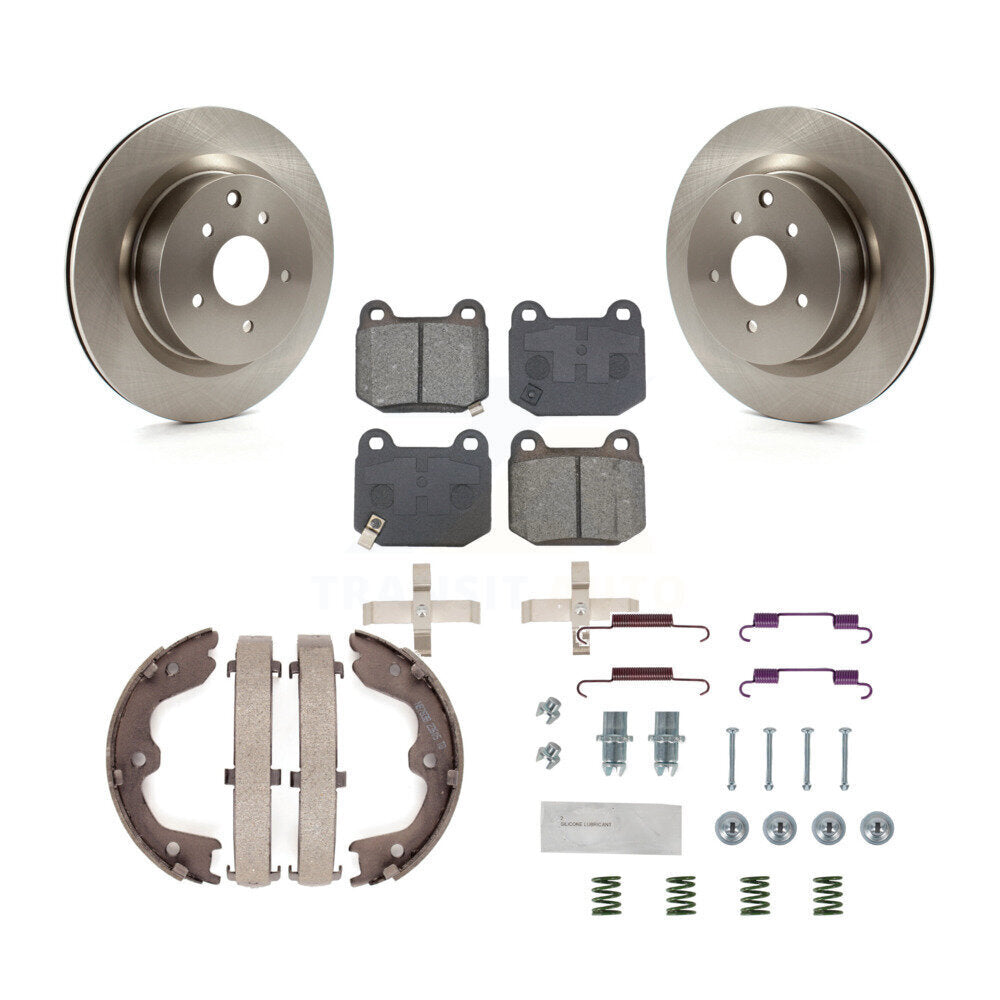 Transit Auto K8S-104892 Disc Brake Kit for 2003-2009 INFINITI G35, Nissan 350Z - Rear product image
