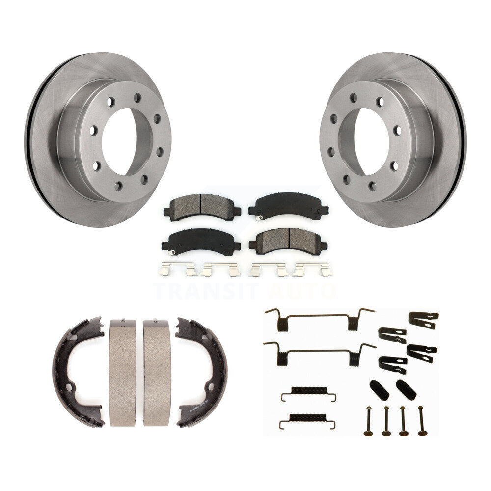 Transit Auto K8S-104894 Disc Brake Kit for 2008-2018 Chevrolet Express 2500, GMC Savana 2500, Chevrolet Express 3500 - Rear product image