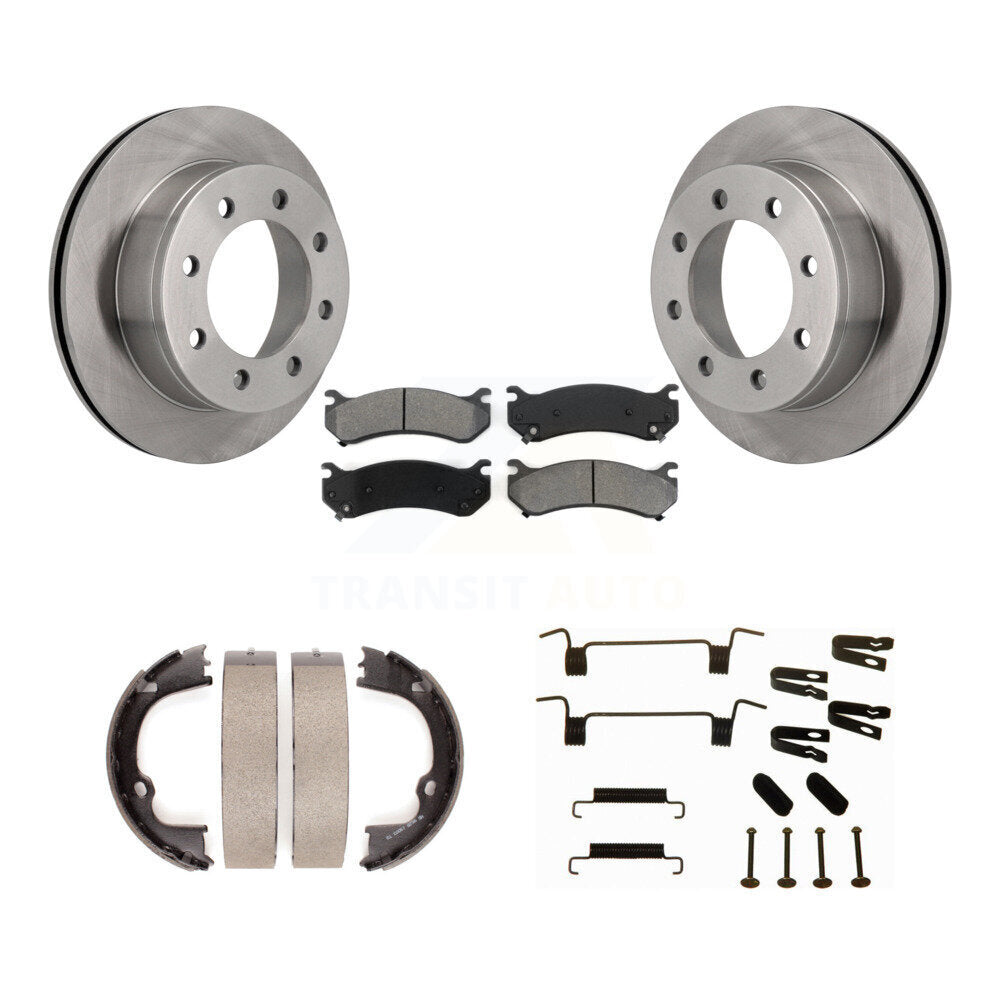Transit Auto K8S-104900 Disc Brake Kit for 2010-2013 Chevrolet Silverado 2500 HD, Chevrolet Suburban 2500, GMC Sierra 2500 HD & more - Rear product image