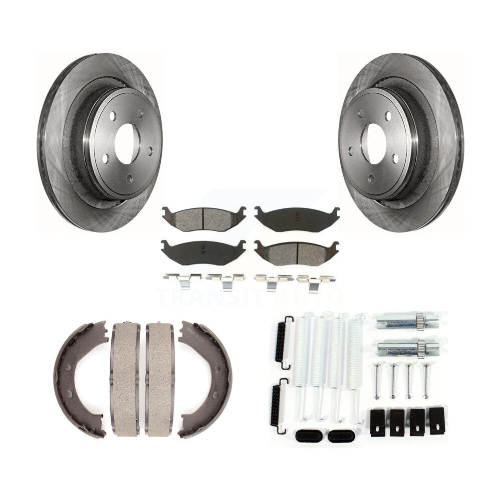 Transit Auto K8S-104910 Disc Brake Kit for 2004-2008 Dodge Ram 1500, Chrysler Aspen, Dodge Durango - Rear product image
