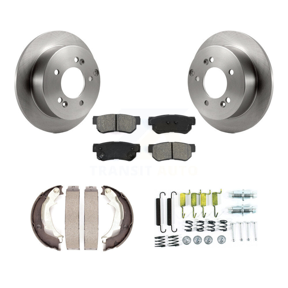 Transit Auto K8S-104937 Disc Brake Kit for 2001-2006 Kia Optima, Hyundai Sonata, Hyundai XG350 & more - Rear product image