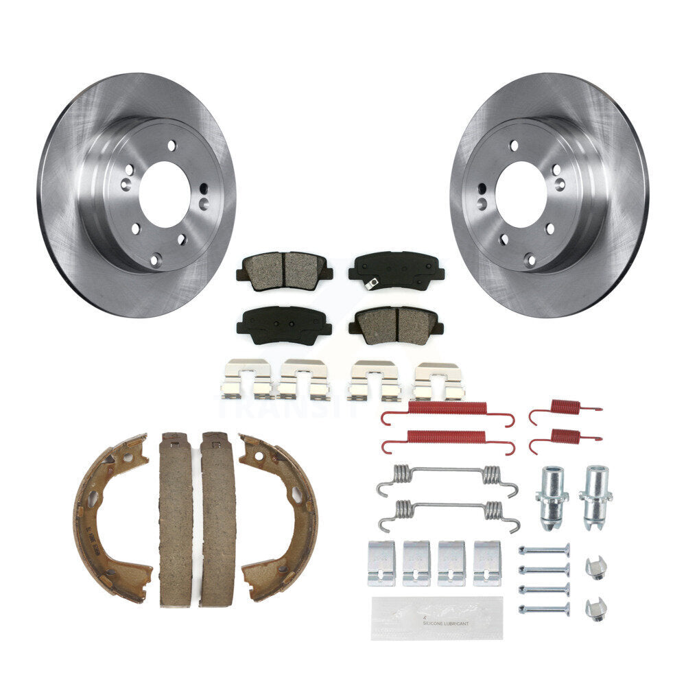 Transit Auto K8S-104942 Disc Brake Kit for 2011-2017 Hyundai Azera, Kia Optima, Hyundai Sonata - Rear product image