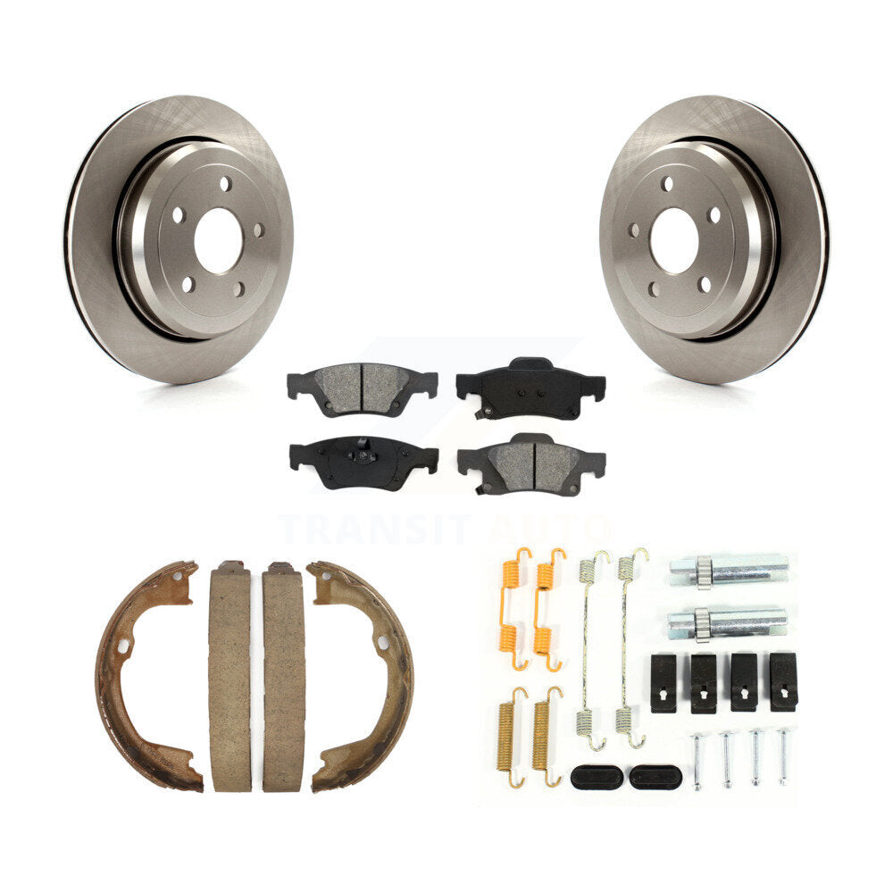 Transit Auto K8S-104963 Disc Brake Kit for 2011-2022 Jeep Grand Cherokee WK, Dodge Durango, Jeep Grand Cherokee - Rear product image