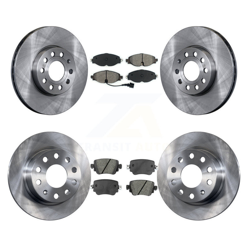 Transit Auto K8S-105017 Disc Brake Kit for 2015 Volkswagen Golf SportWagen - Front and Rear product image