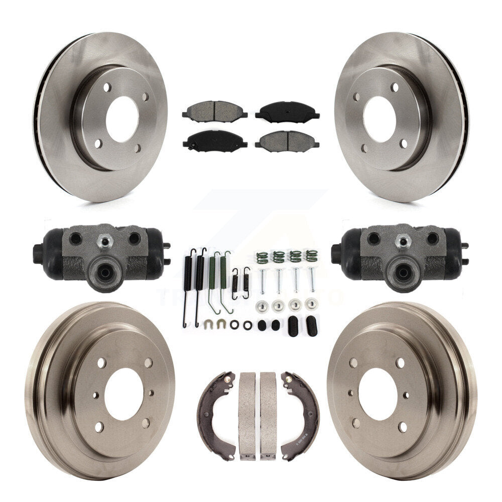 Transit Auto K8S-105031 Disc Brake Kit for 2009-2011 Nissan Versa - Front and Rear product image