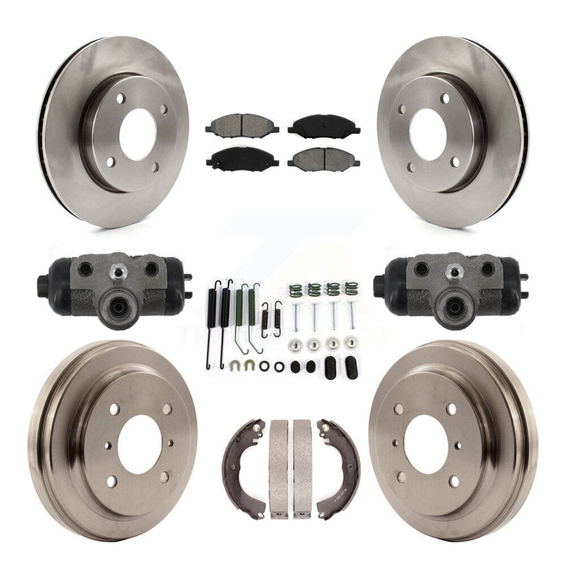 Transit Auto K8S-105031 Disc Brake Kit for 2009-2011 Nissan Versa - Front and Rear product image