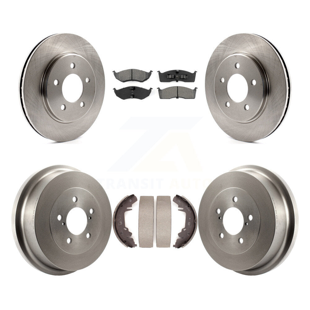 Transit Auto K8S-105035 Disc Brake Kit for 1996-2000 Chrysler Grand Voyager, Chrysler Voyager, Dodge Caravan & more - Front and Rear product image