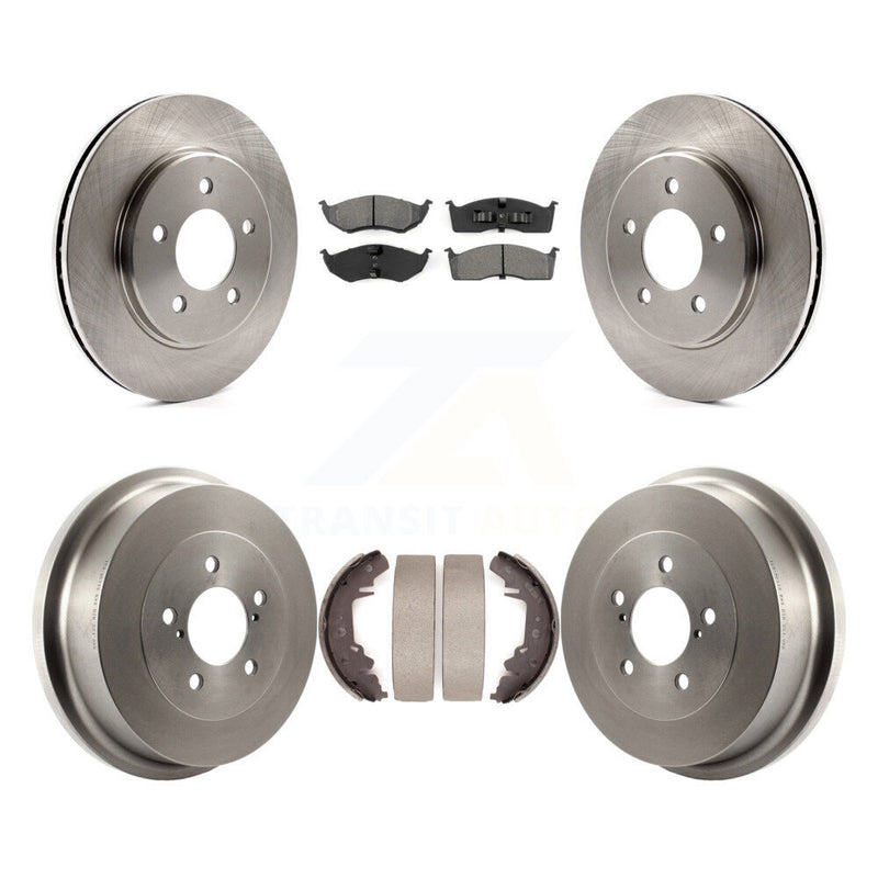 Transit Auto K8S-105035 Disc Brake Kit for 1996-2000 Chrysler Grand Voyager, Chrysler Voyager, Dodge Caravan & more - Front and Rear product image