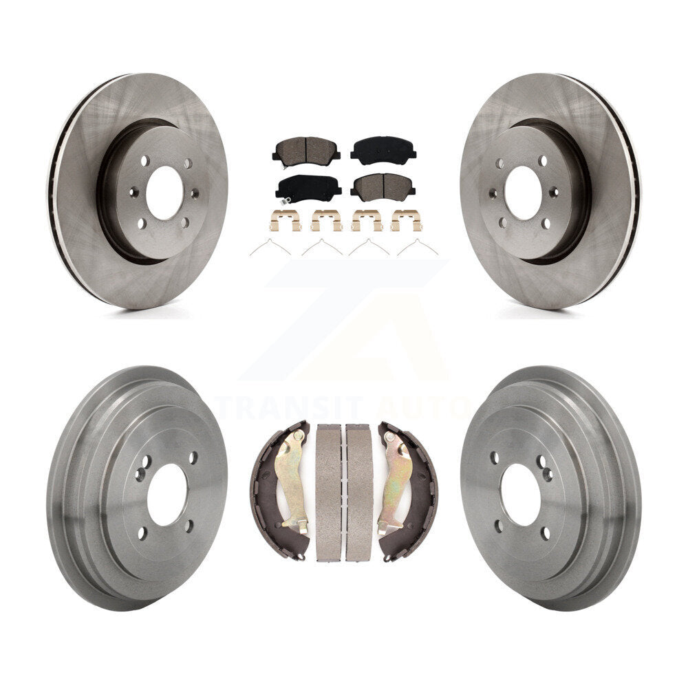 Transit Auto K8S-105037 Disc Brake Kit for 2018-2023 Kia Rio, Hyundai Accent - Front and Rear product image