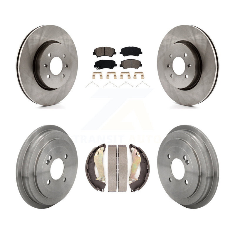 Transit Auto K8S-105037 Disc Brake Kit for 2018-2023 Kia Rio, Hyundai Accent - Front and Rear product image