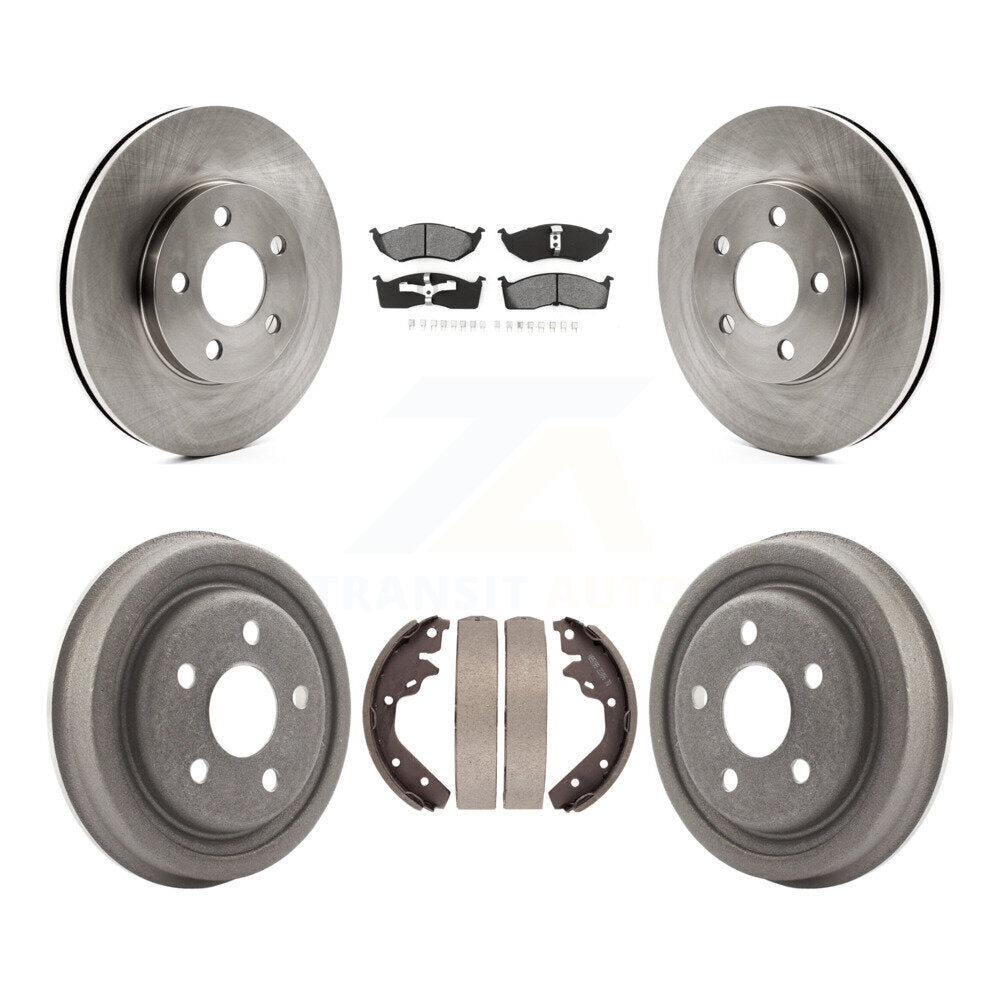 Transit Auto K8S-105039 Disc Brake Kit for 2000-2005 Dodge Neon, Dodge SX 2.0, Chrysler Neon & more - Front and Rear product image