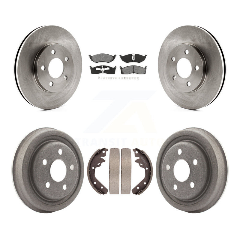 Transit Auto K8S-105039 Disc Brake Kit for 2000-2005 Dodge Neon, Dodge SX 2.0, Chrysler Neon & more - Front and Rear product image
