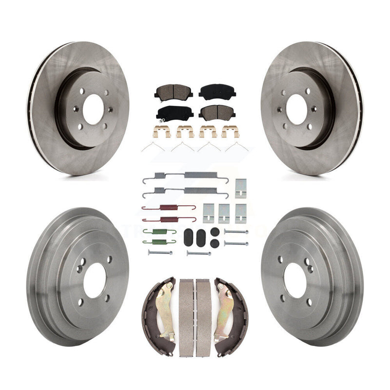 Transit Auto K8S-105043 Disc Brake Kit for 2018-2022 Kia Rio, Hyundai Accent - Front and Rear product image