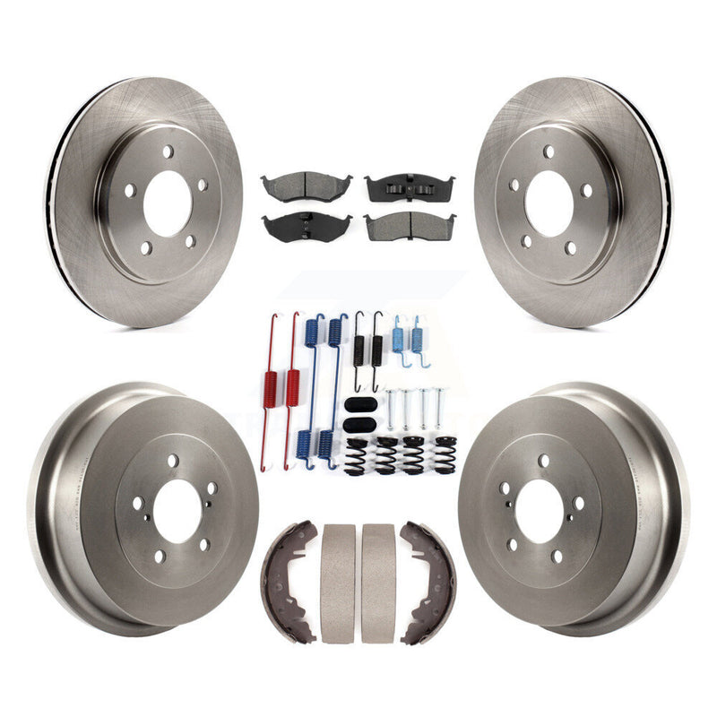 Transit Auto K8S-105045 Disc Brake Kit for 1996-2000 Chrysler Grand Voyager, Chrysler Voyager, Chrysler Town & Country & more - Front and Rear product image