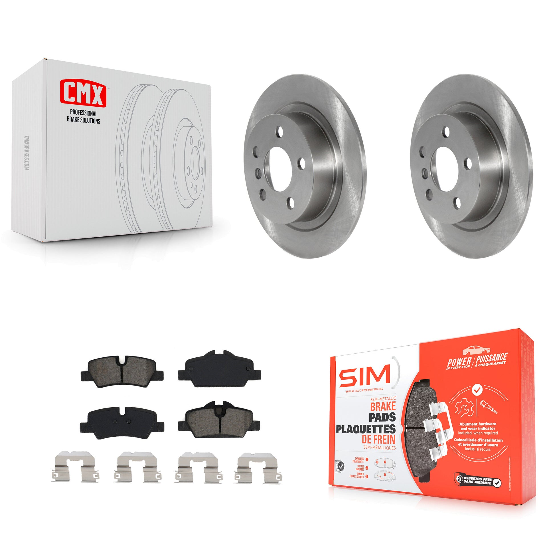 Transit Auto K8S-105049 Disc Brake Kit for 2020-2022 Mini Cooper - Rear product image