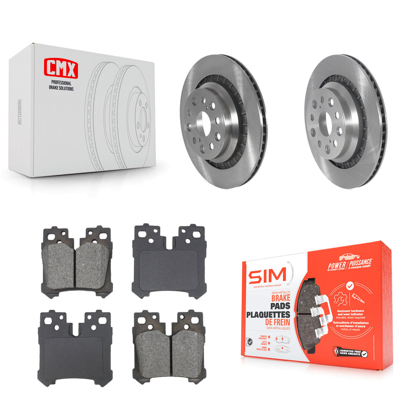 Transit Auto K8S-105060 Disc Brake Kit for 2008-2017 Lexus LS460, Lexus LS600h - Rear product image