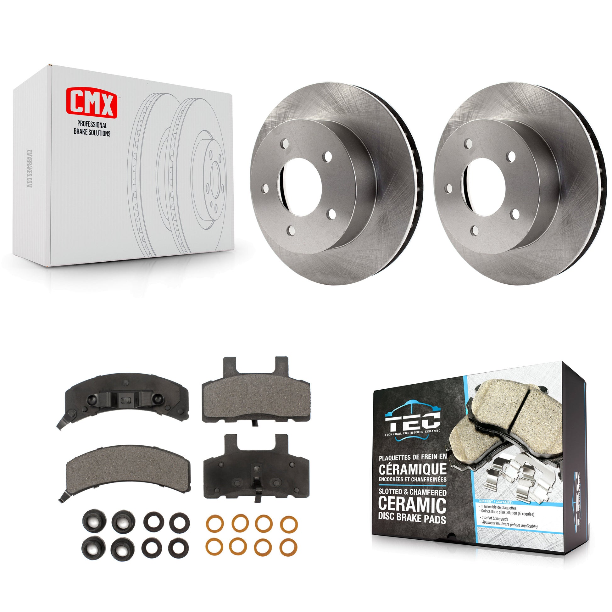Transit Auto K8T-100004 Disc Brake Kit for 1990-2002 Chevrolet Astro, GMC Safari - Front product image