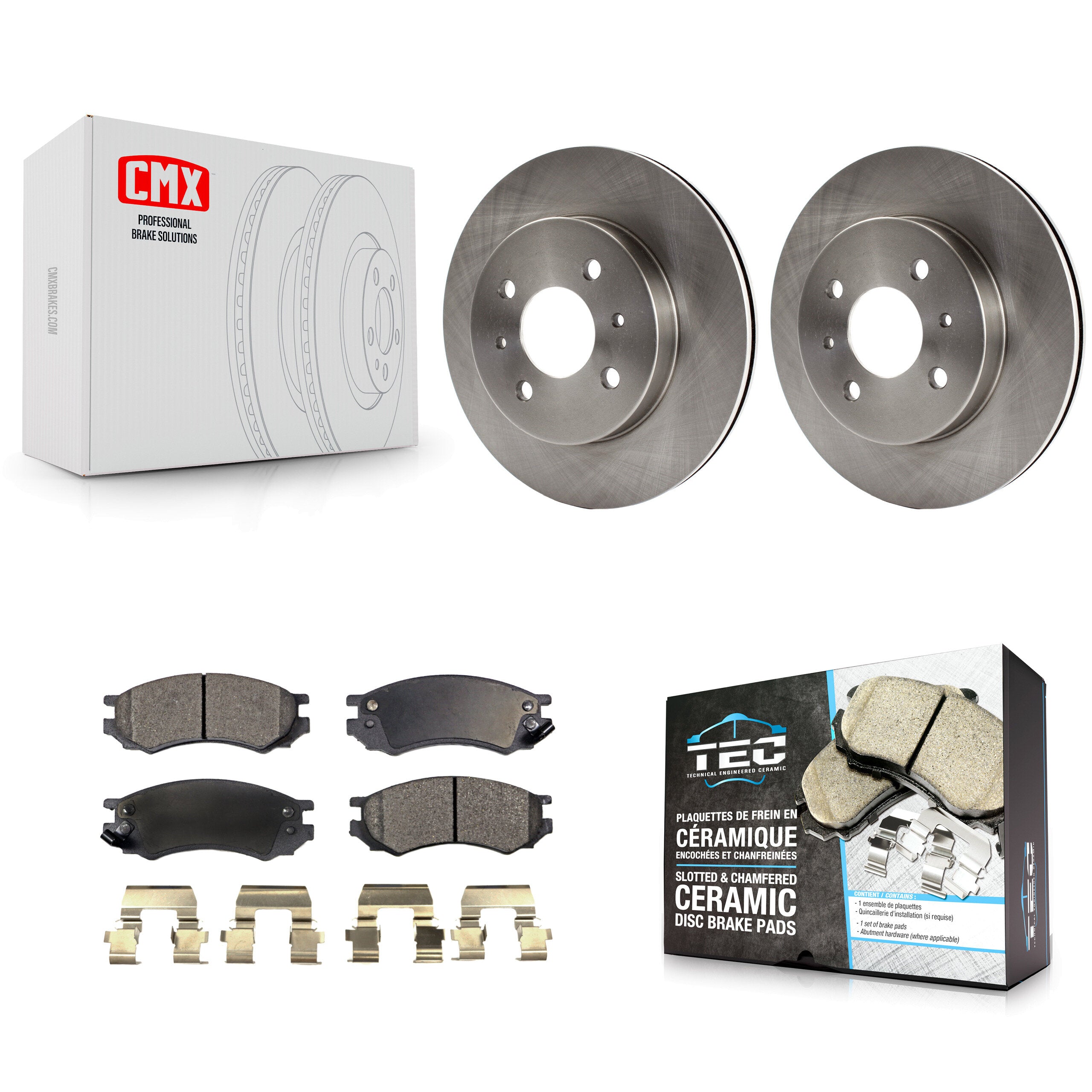 Transit Auto K8T-100007 Disc Brake Kit for 1991-2002 Saturn SC1, Saturn SC2, Saturn SW1 & more - Front product image