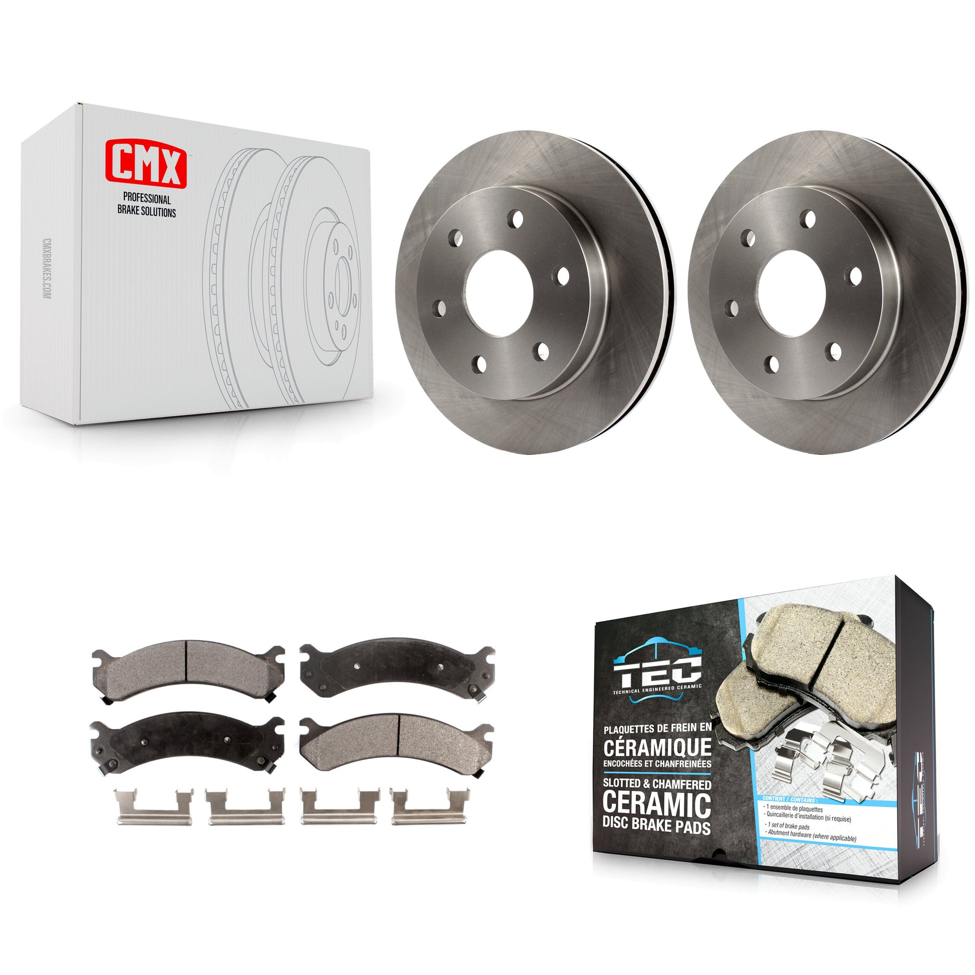 Transit Auto K8T-100019 Disc Brake Kit for 2006 Chevrolet Express 2500, GMC Savana 2500 - Front product image