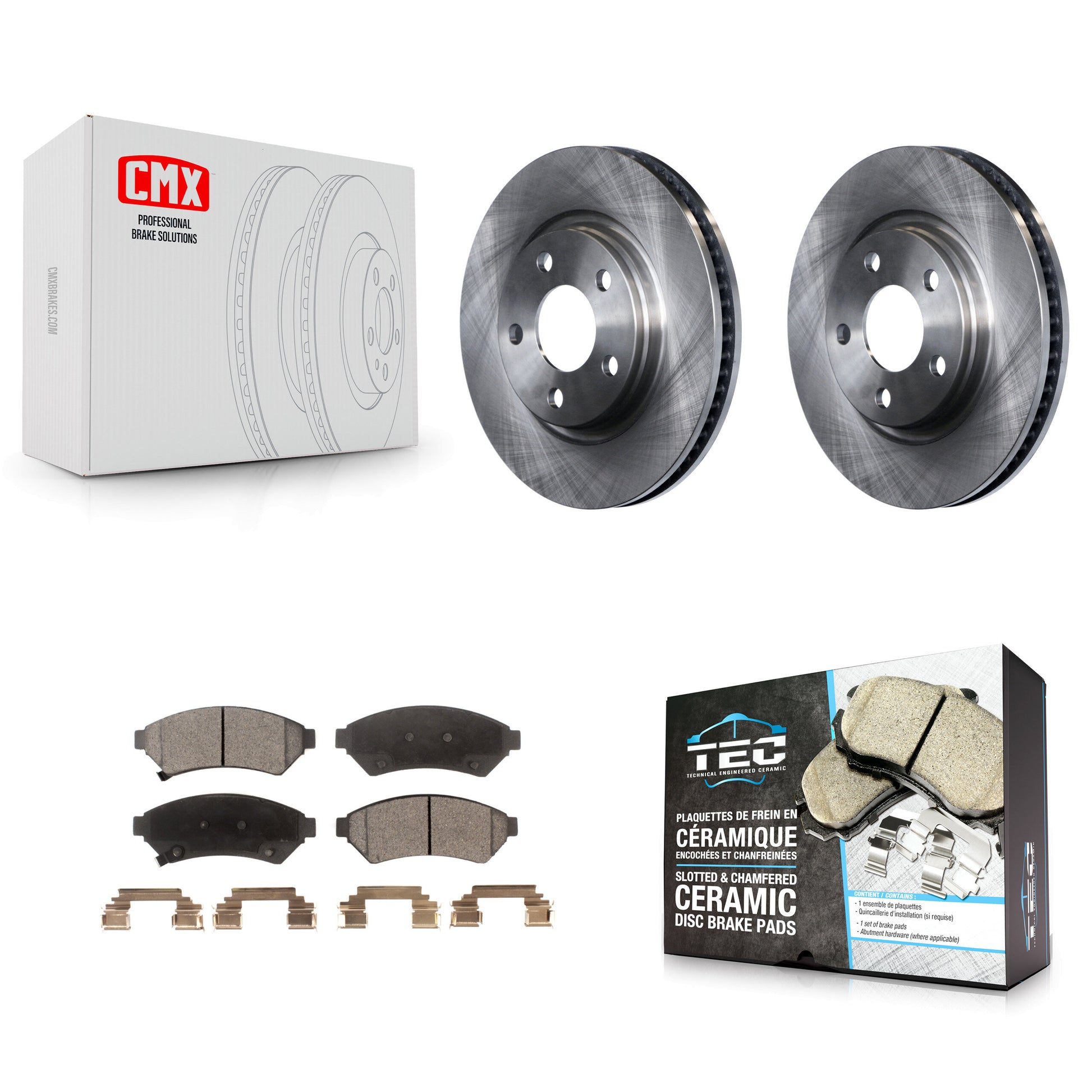Transit Auto K8T-100038 Disc Brake Kit for 2004-2009 Buick Allure, Buick LaCrosse, Buick Terraza & more - Front product image