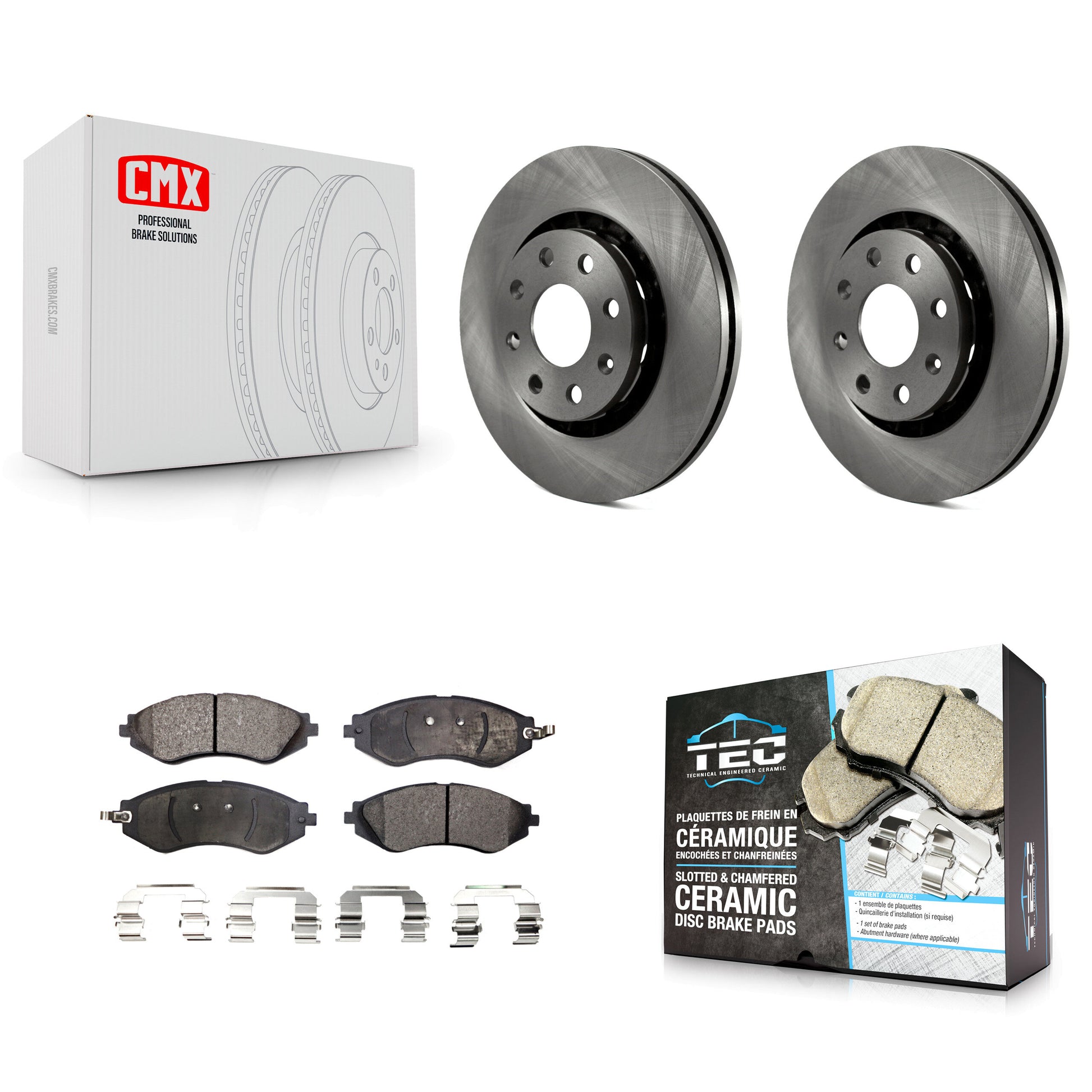 Transit Auto K8T-100039 Disc Brake Kit for 1999-2016 Chevrolet Spark EV, Chevrolet Spark, Pontiac G3 & more - Front product image