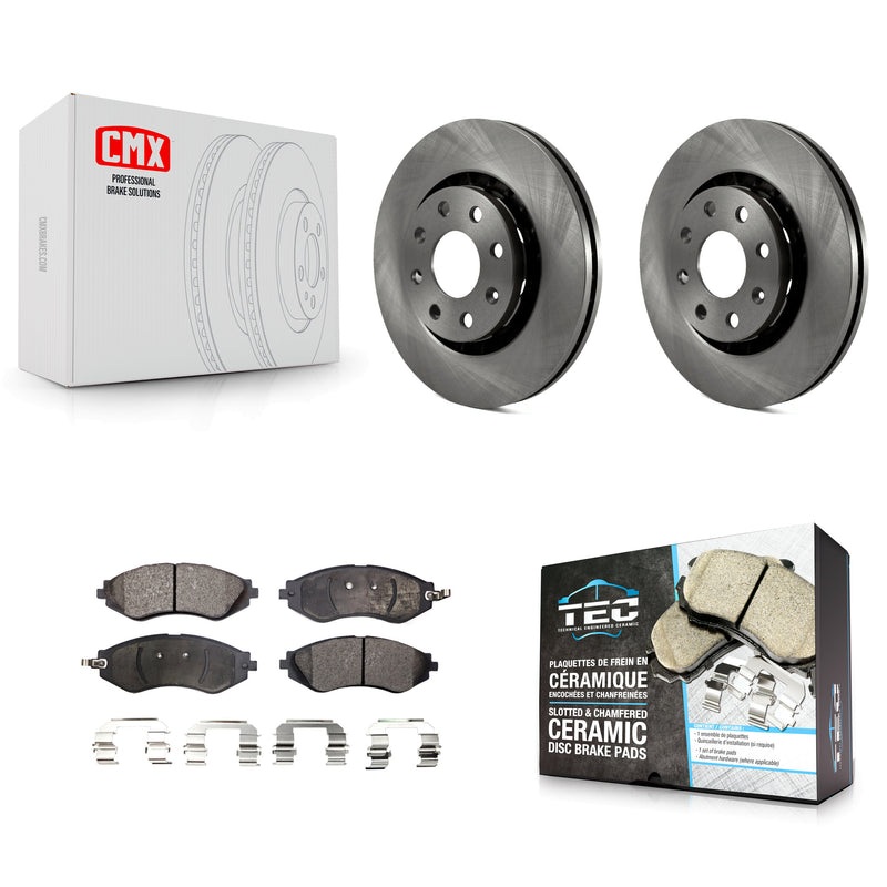 Transit Auto K8T-100039 Disc Brake Kit for 1999-2016 Chevrolet Spark EV, Chevrolet Spark, Pontiac G3 & more - Front product image
