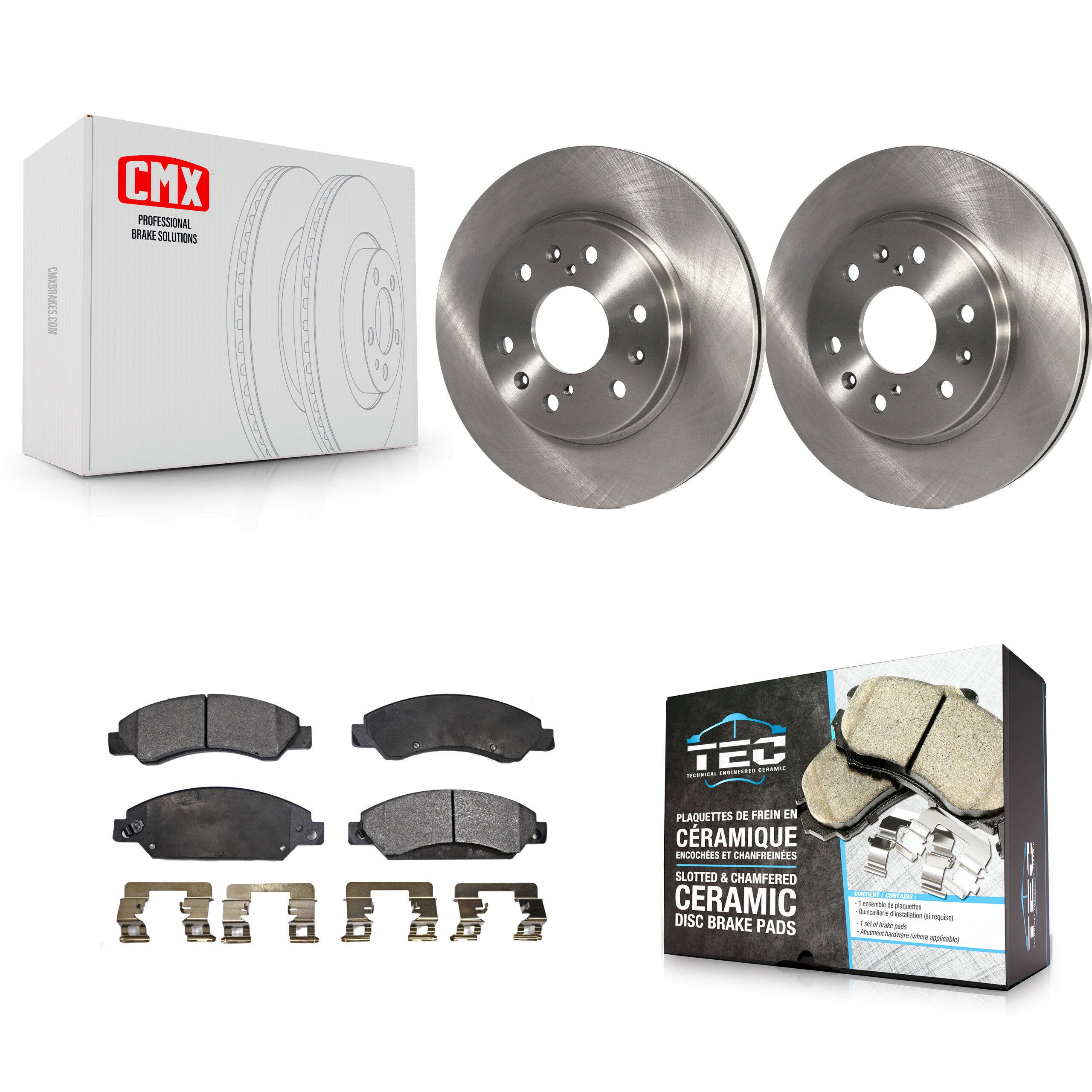 Transit Auto K8T-100046 Disc Brake Kit for 2007 Cadillac Escalade, Cadillac Escalade ESV, Cadillac Escalade EXT & more - Front product image