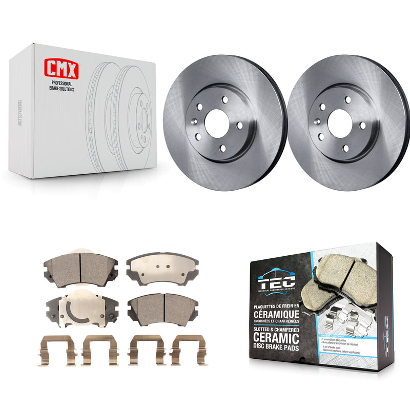 Transit Auto K8T-100076 Disc Brake Kit for 2010-2017 GMC Terrain, Chevrolet Camaro - Front product image