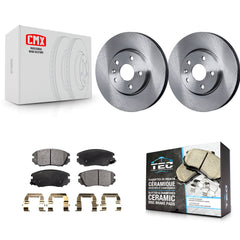 Transit Auto K8T-100077 Disc Brake Kit for 2010-2020 GMC Terrain, Chevrolet Malibu Limited, Chevrolet Impala & more - Front product image