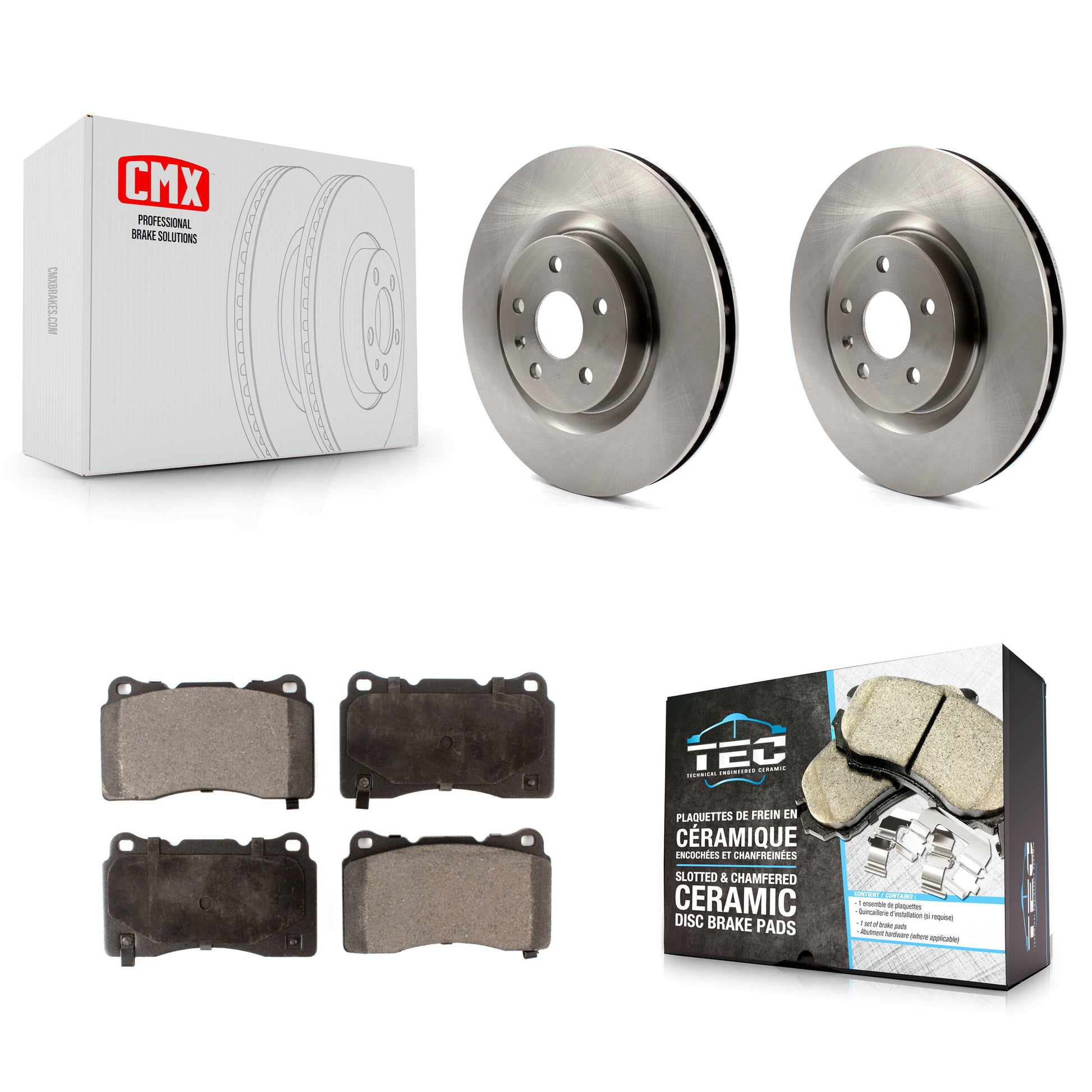 Transit Auto K8T-100078 Disc Brake Kit for 2009-2013 Buick Regal, Pontiac G8 - Front product image