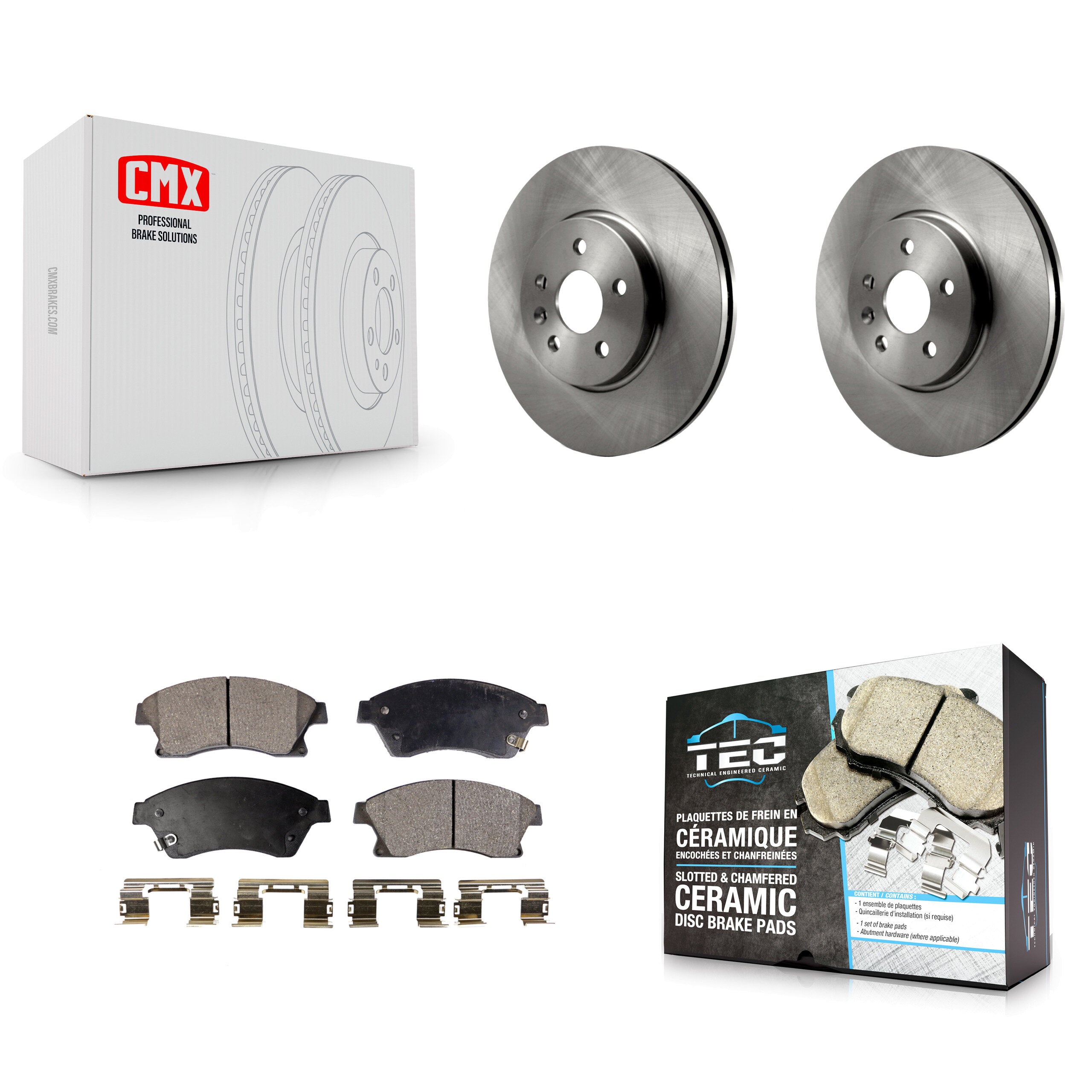 Transit Auto K8T-100089 Disc Brake Kit for 2013-2014 Chevrolet Sonic - Front product image