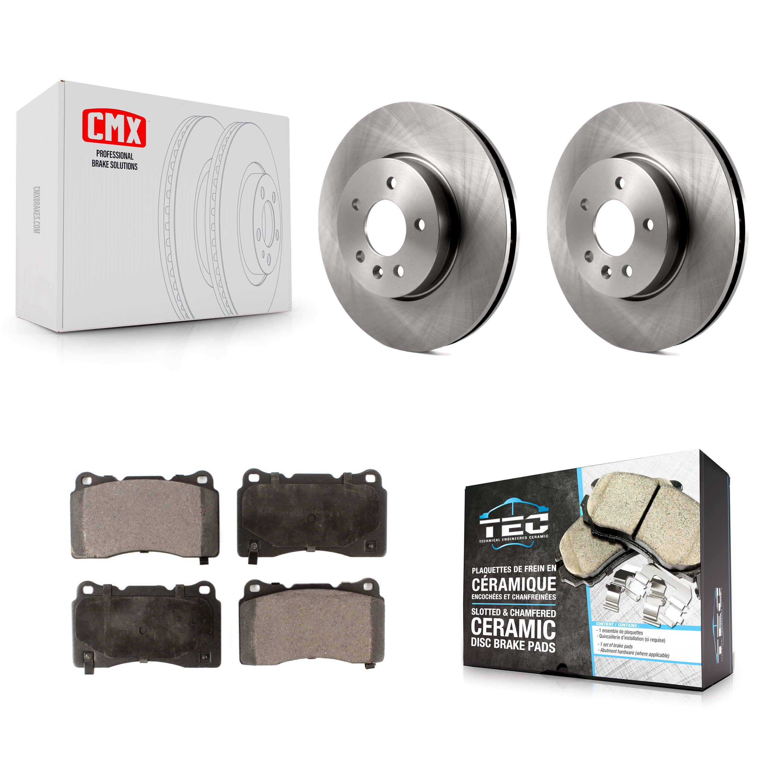 Transit Auto K8T-100092 Disc Brake Kit for 2013-2019 Cadillac ATS - Front product image
