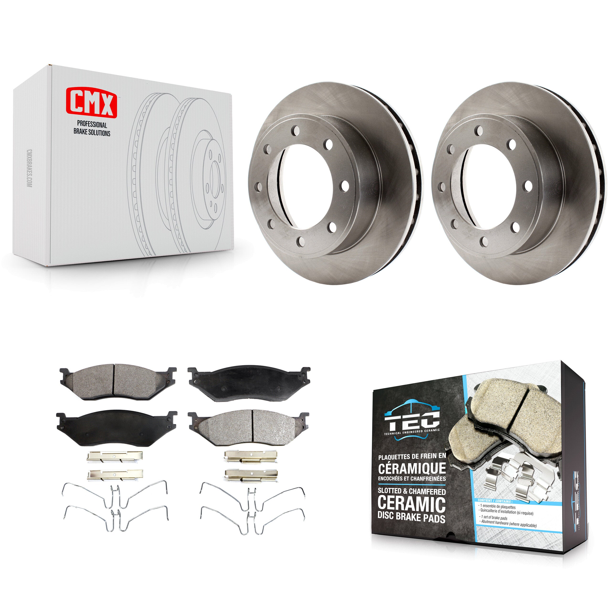 Transit Auto K8T-100110 Disc Brake Kit for 1999 Ford F-450 Super Duty, Ford F-550 Super Duty - Front product image