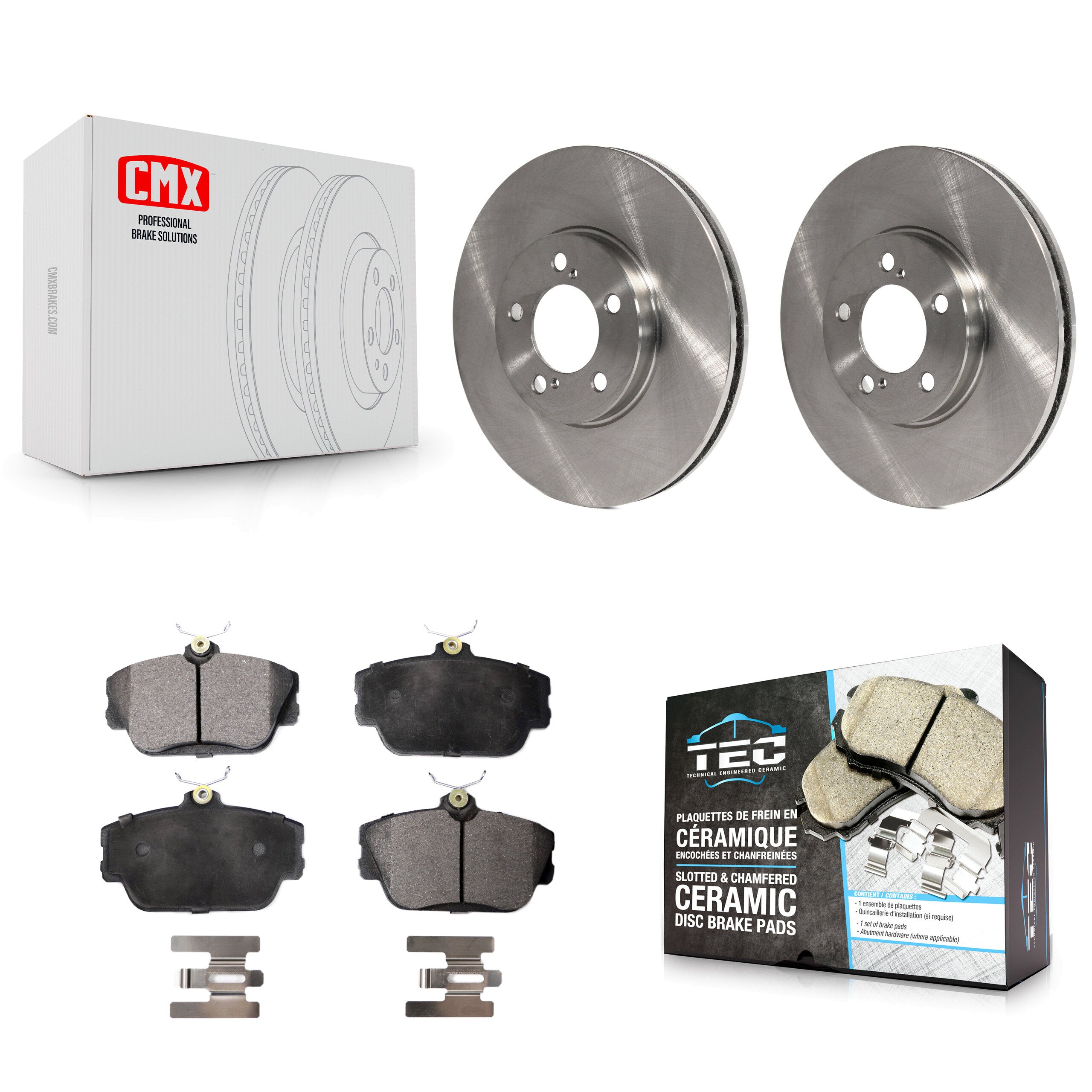 Transit Auto K8T-100112 Disc Brake Kit for 1993-2007 Ford Taurus, Mercury Sable, Ford Thunderbird & more - Front product image