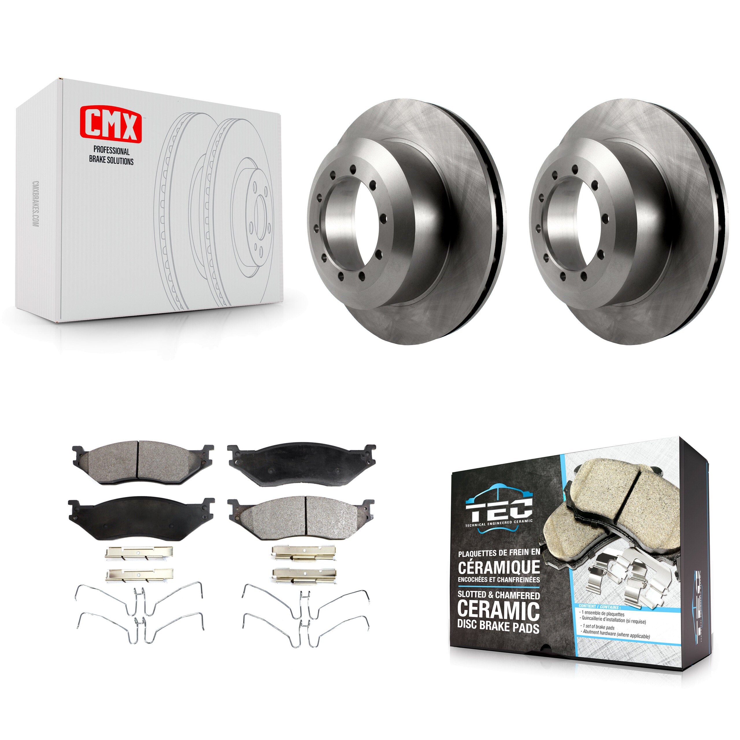 Transit Auto K8T-100114 Disc Brake Kit for 1999-2019 Ford F-59 Commercial Stripped Chassis, Ford F-53 Motorhome Chassis - Front product image