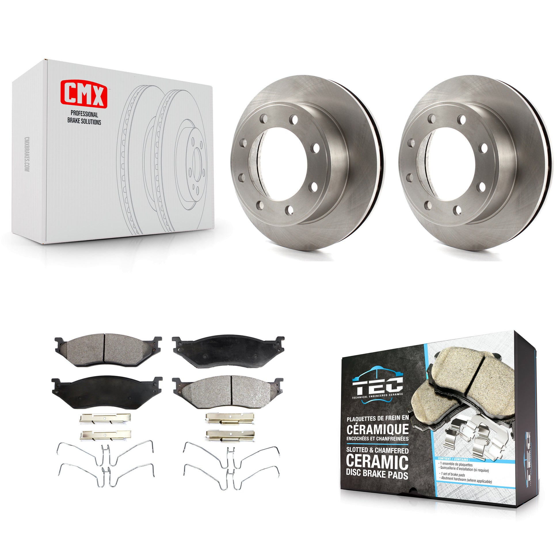 Transit Auto K8T-100119 Disc Brake Kit for 1999-2004 Ford F-450 Super Duty, Ford F-550 Super Duty - Front product image