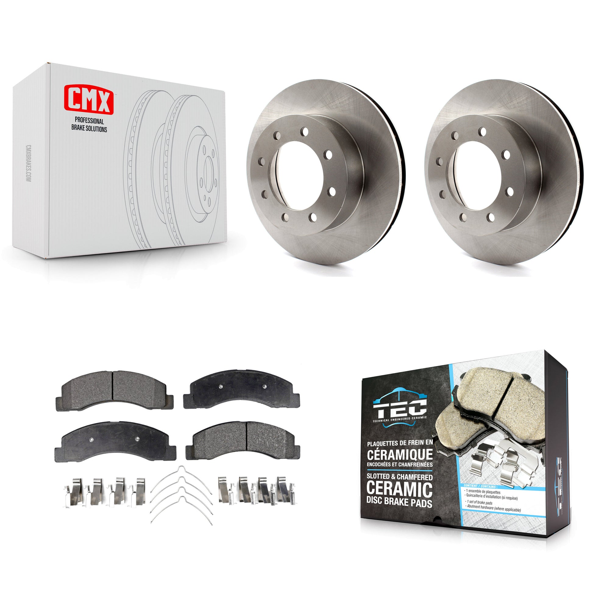 Transit Auto K8T-100122 Disc Brake Kit for 1999-2004 Ford F-250 Super Duty, Ford F-350 Super Duty - Front product image
