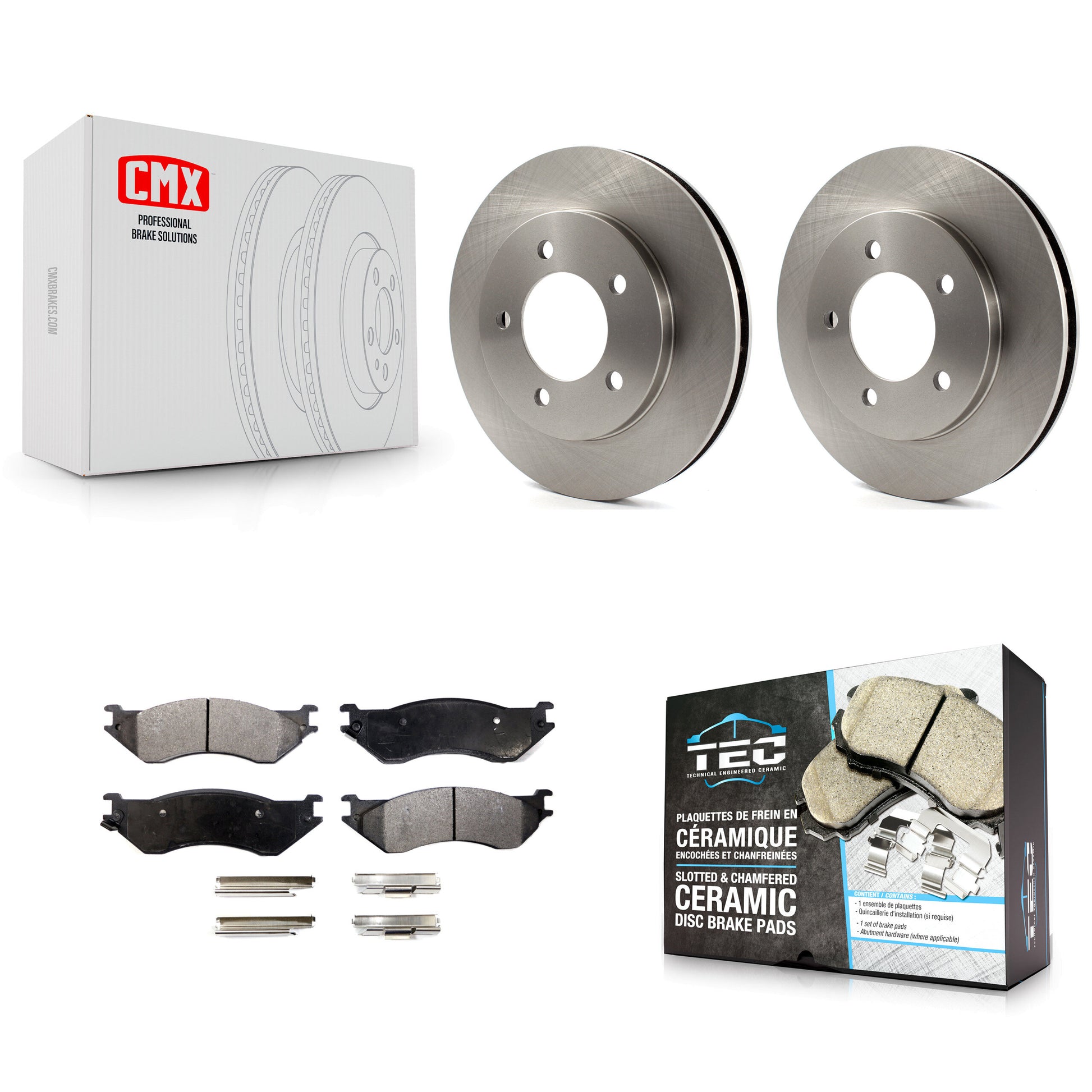 Transit Auto K8T-100123 Disc Brake Kit for 1999-2002 Ford Expedition, Lincoln Navigator - Front product image