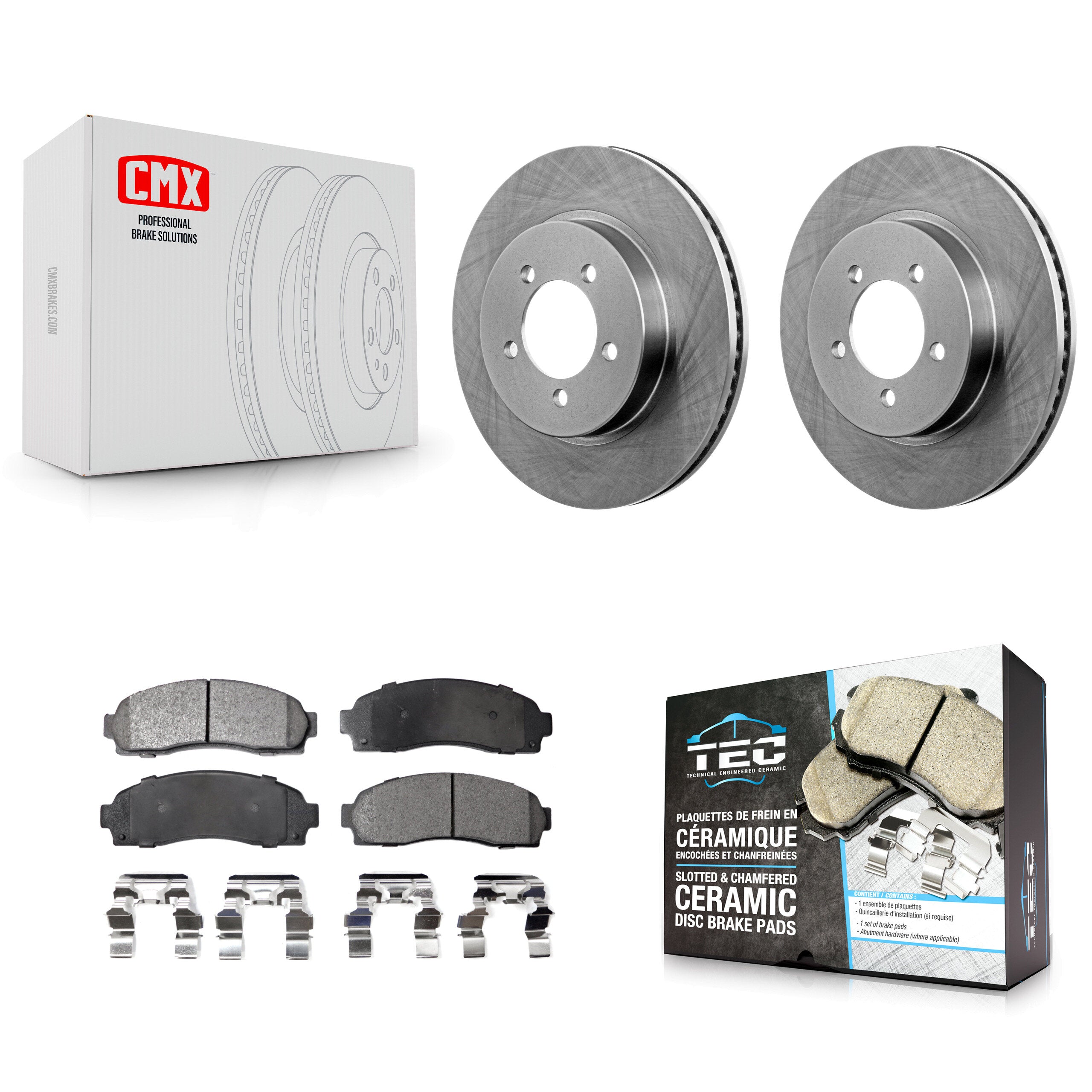 Transit Auto K8T-100124 Disc Brake Kit for 2002-2005 Ford Explorer, Mercury Mountaineer - Front product image