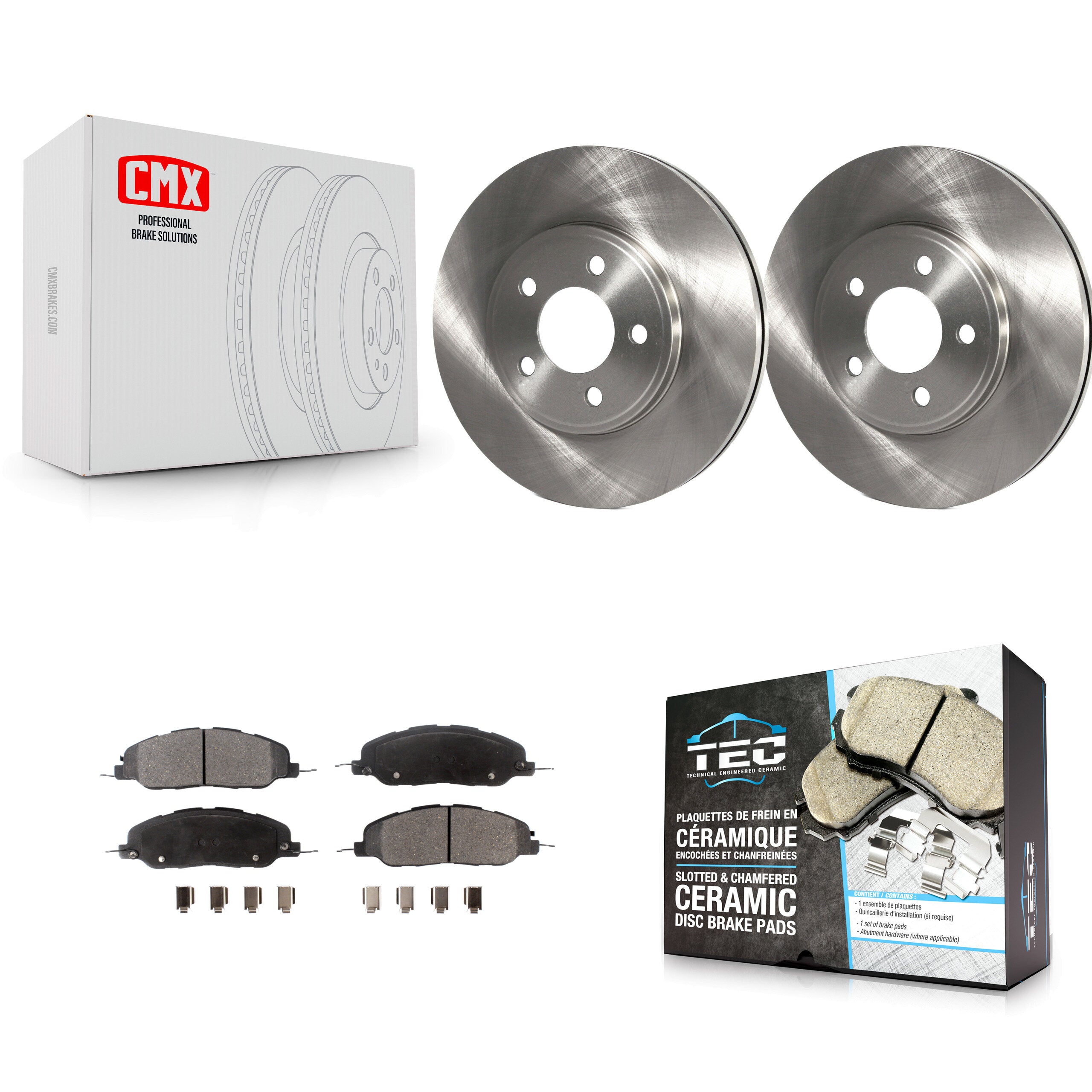 Transit Auto K8T-100128 Disc Brake Kit for 2009 Ford Mustang - Front product image