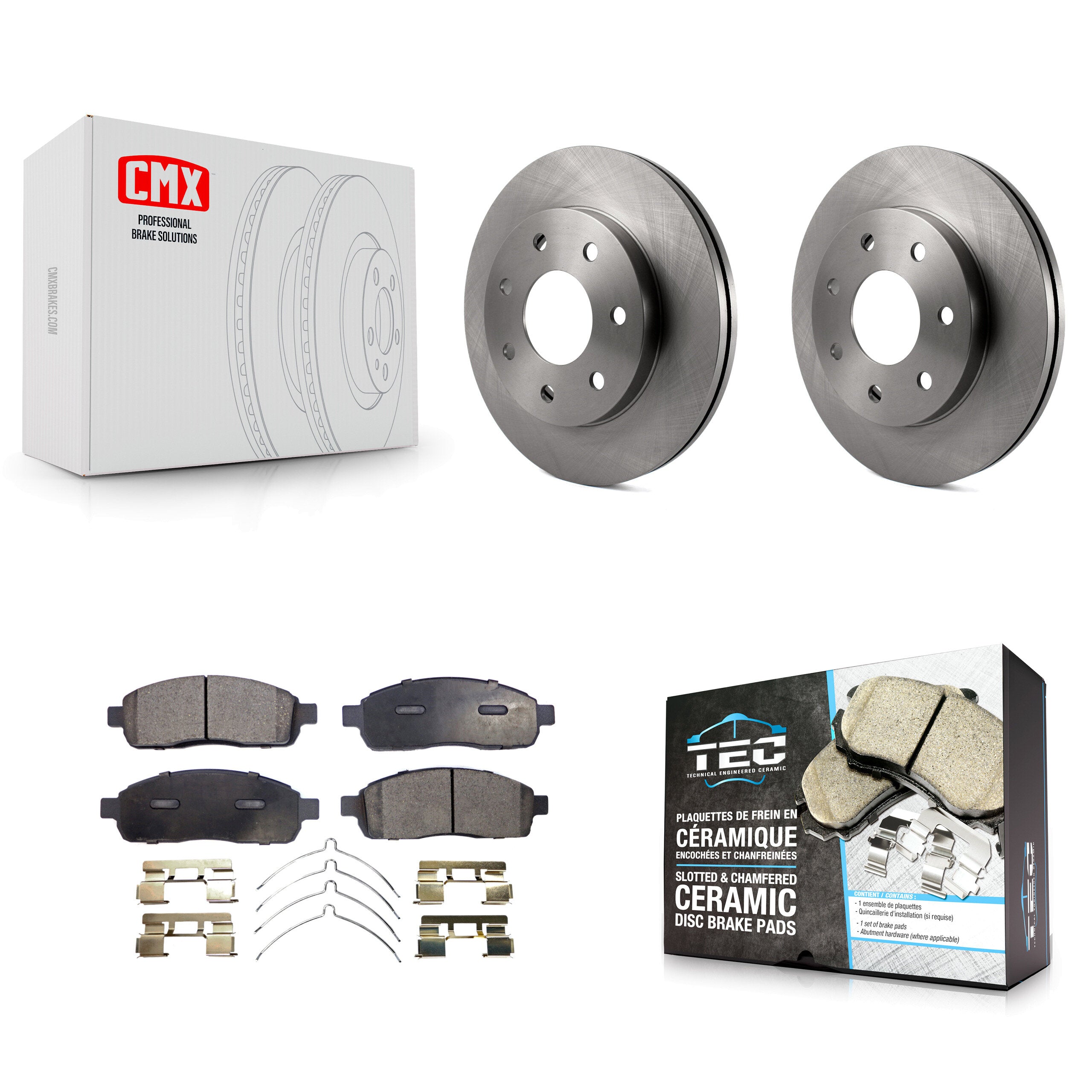 Transit Auto K8T-100131 Disc Brake Kit for 2004-2008 Lincoln Mark LT, Ford F-150 - Front product image