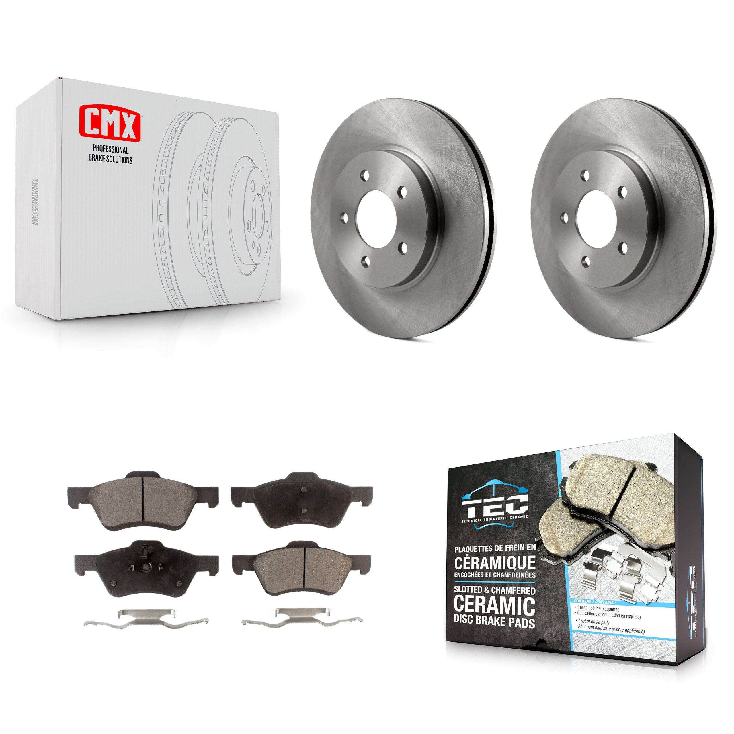 Transit Auto K8T-100134 Disc Brake Kit for 2010-2012 Ford Escape, Mercury Mariner - Front product image