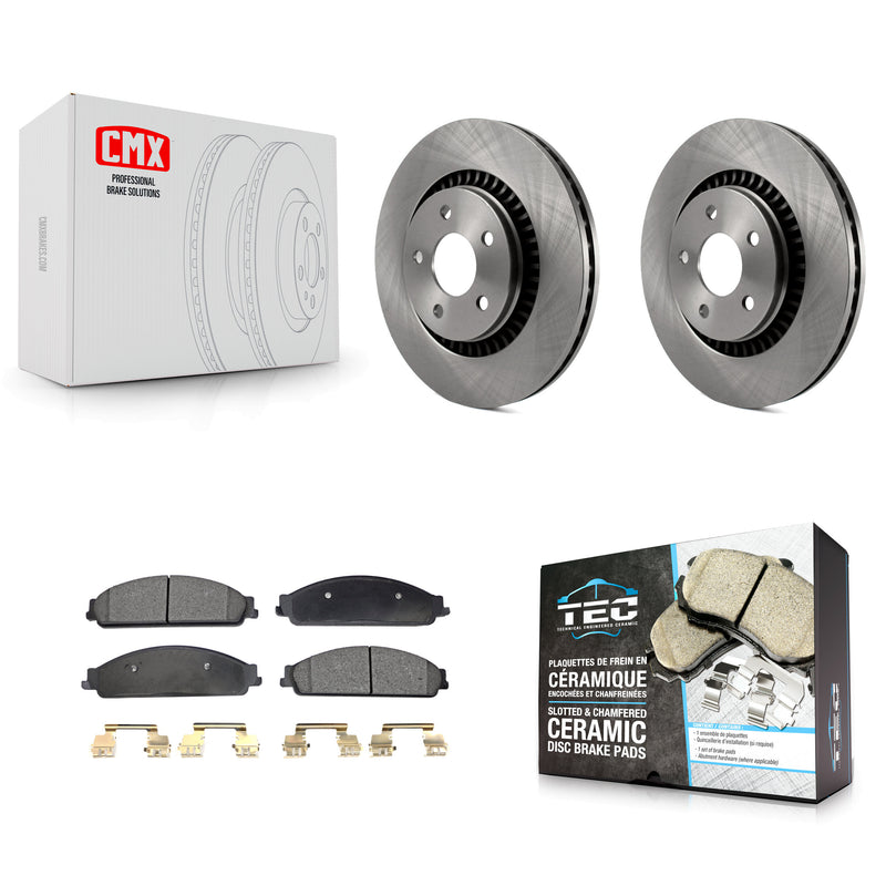 Transit Auto K8T-100138 Disc Brake Kit for 2005-2009 Ford Taurus, Ford Taurus X, Mercury Sable & more - Front product image