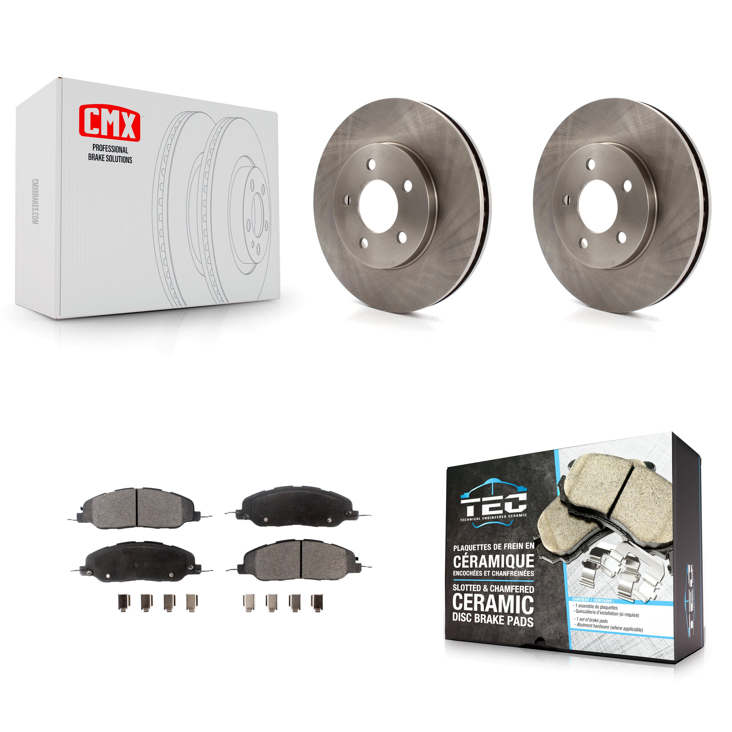 Transit Auto K8T-100141 Disc Brake Kit for 2005-2010 Ford Mustang - Front product image