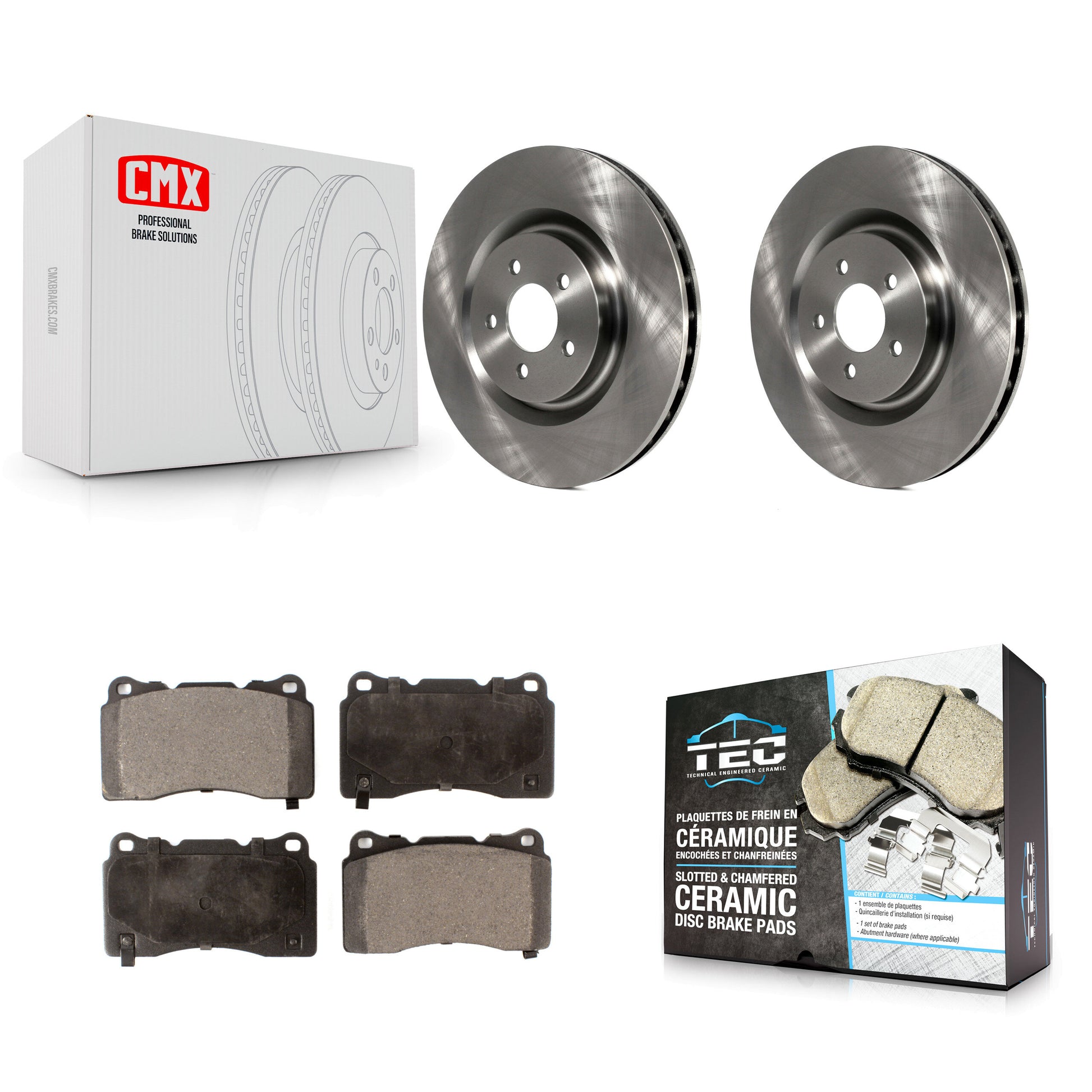 Transit Auto K8T-100150 Disc Brake Kit for 2007-2014 Ford Mustang - Front product image